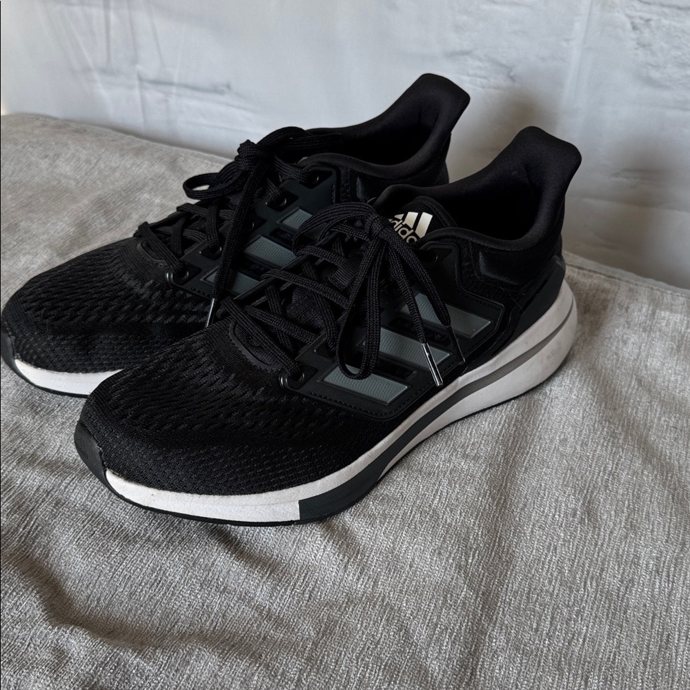 ADIDAS EQ21 RUN RUNNING SHOES Men’s 8-1/2 
Like New - Picture 3 of 12